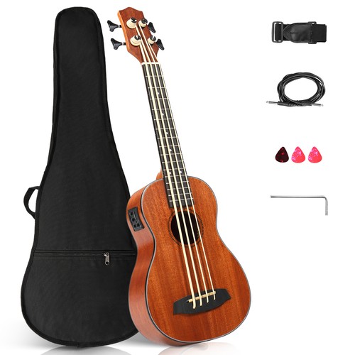 Inch ukulele bass - bass, mahogany